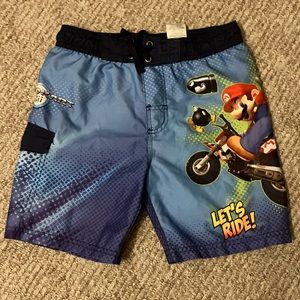 Mario Kart blue trunks